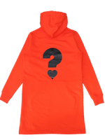 Orange Hoodie-dress