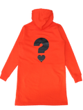 Orange Hoodie-dress